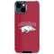 University of Arkansas-Fayetteville Razorbacks Logo iPhone 15 Clear Case